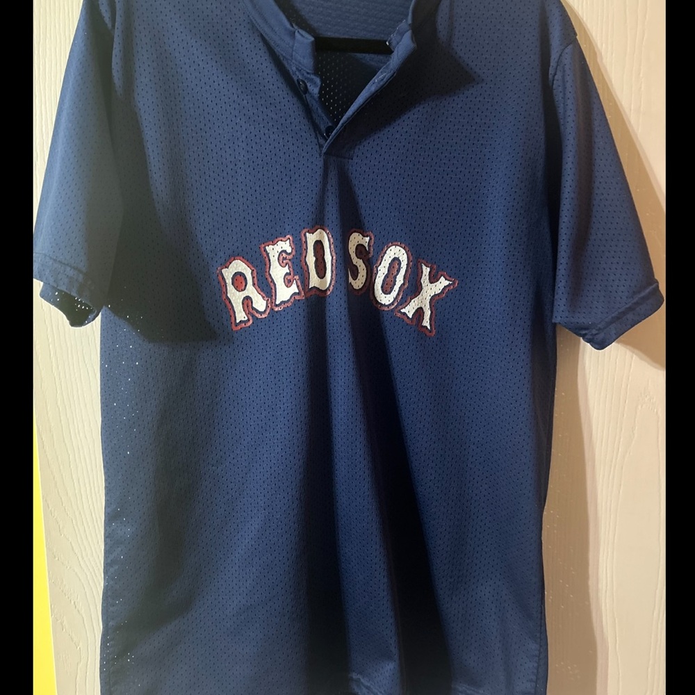 Red Sox Women's Navy Jersey Top